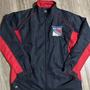 New York Rangers NHL Men’s Full Zip Storm Tech Jacket Size XL